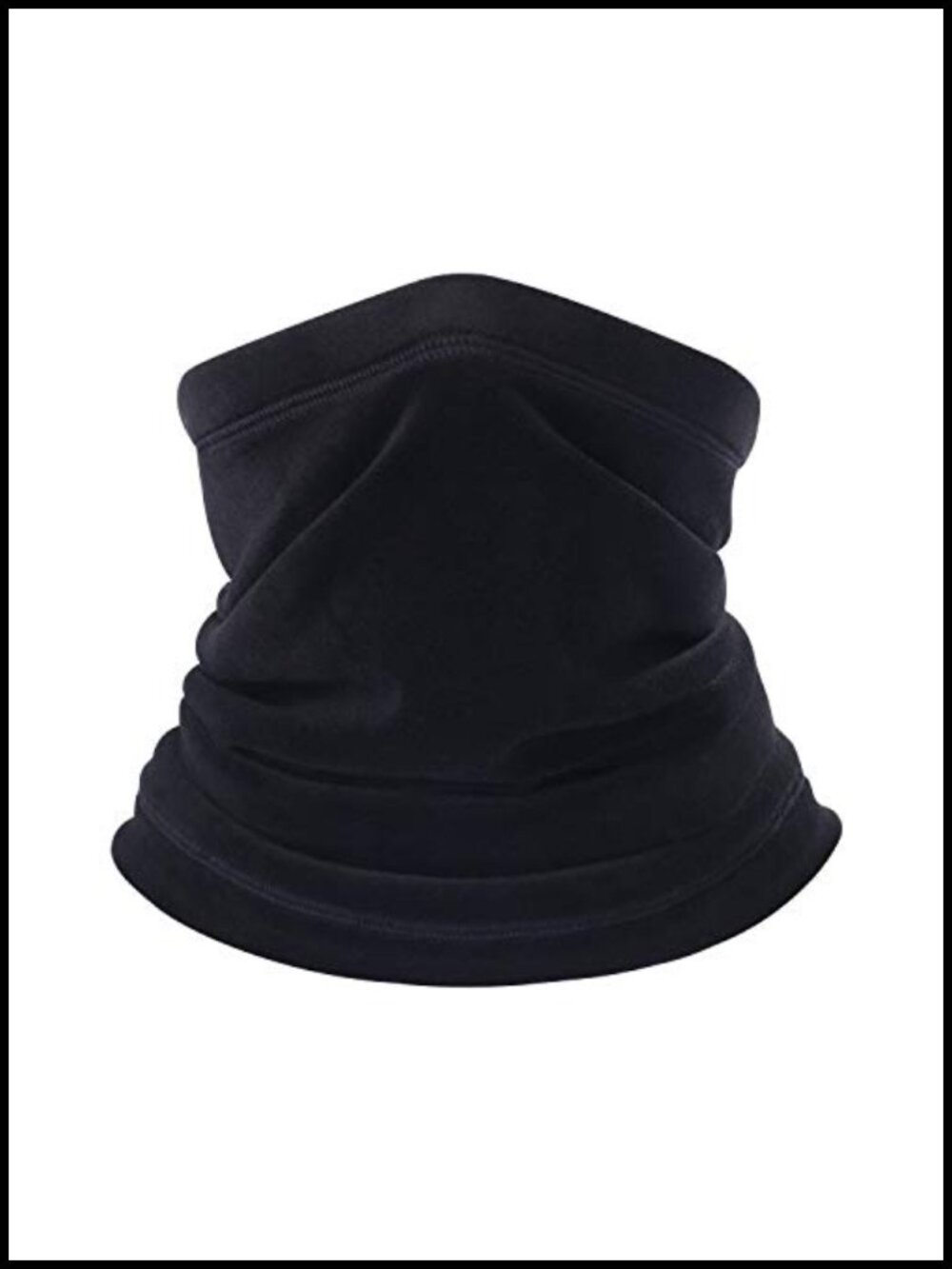 Fleece Neck Warmer Winter Neck Gaiter Windproof Face Mask for Outdoor